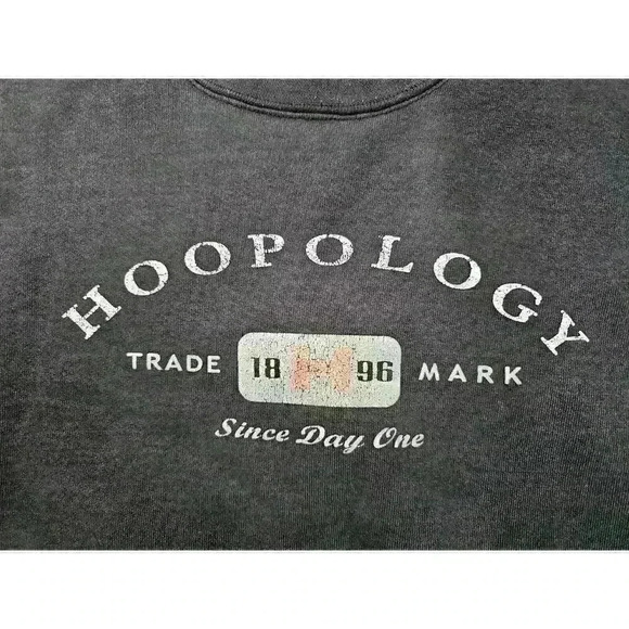 Y2K HOOPOLOGY Basketball Sweatshirt Adult Sz XL Faded - Picture 3 of 8